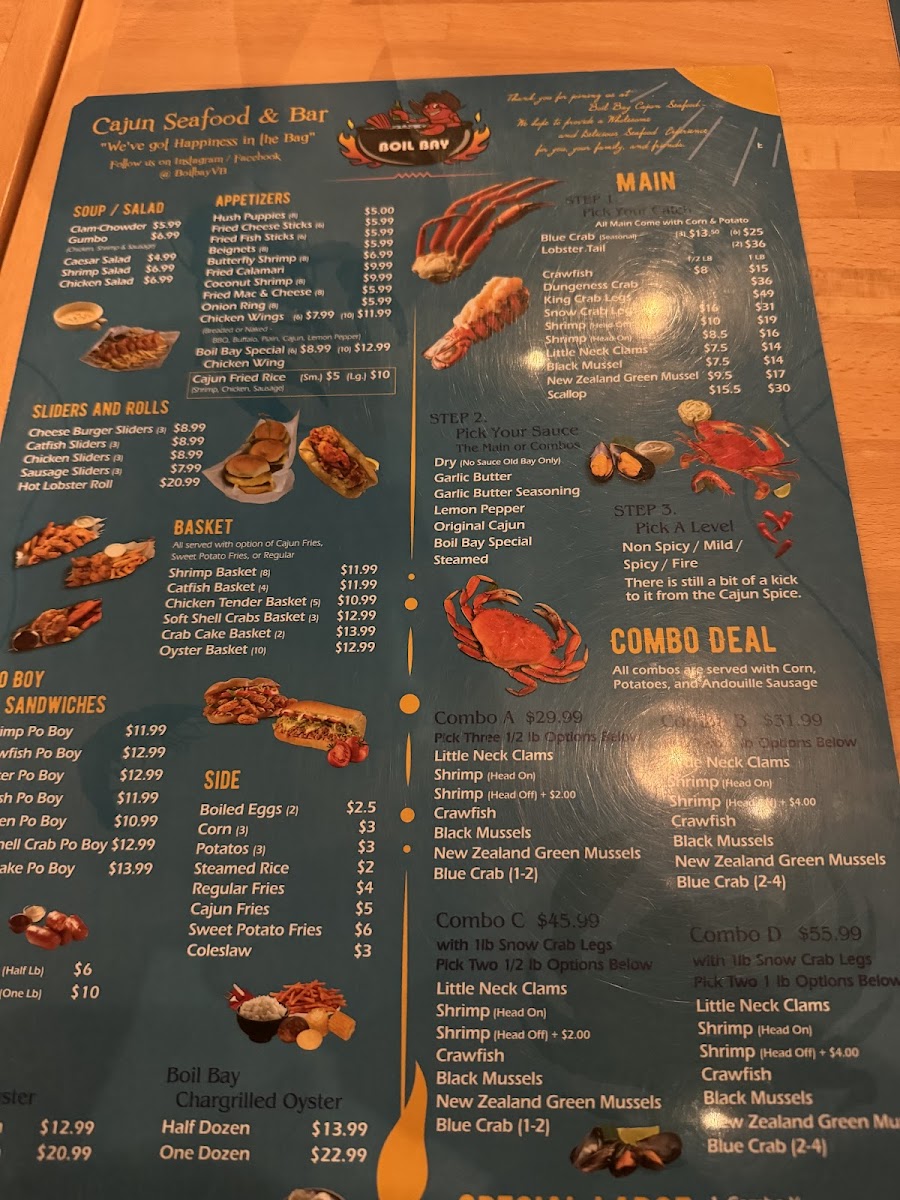 Boil Bay Cajun Seafood and Bar Menu - Image 4