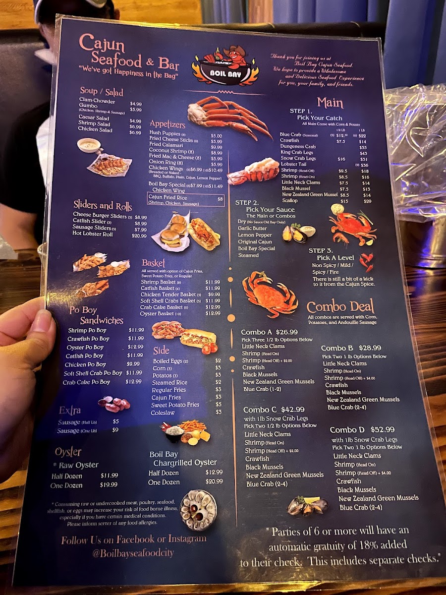 Boil Bay Cajun Seafood and Bar Menu - Image 5